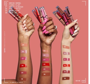 NYX Professional Makeup Shine Loud płynna pomadka do ust 27 Hottie Hijacker 6,8 ml