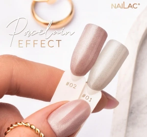 NaiLac Porcelain Effect lakier hybrydowy Cat Eye #02 7 ml