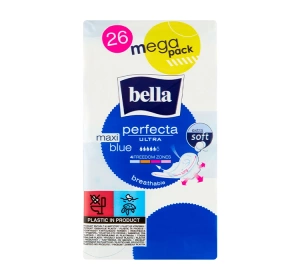 Bella Perfecta Ultra Maxi Blue podpaski higieniczne ze skrzydełkami 26 sztuk