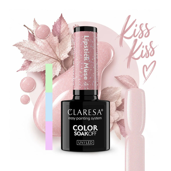 Claresa hybrydowy lakier do paznokci Lipstick Muse 4 5 g