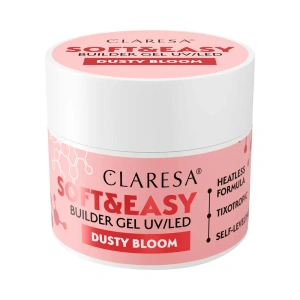 Claresa Soft & Easy żel budujący Dusty Bloom 45 g