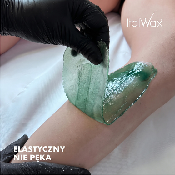 ItalWax twardy wosk do depilacji w granulkach Azulenowy 1000 g