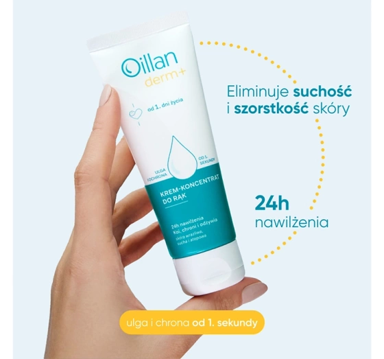 Oillan Derm+ krem-koncentrat do rąk do skóry suchej i atopowej 75 ml
