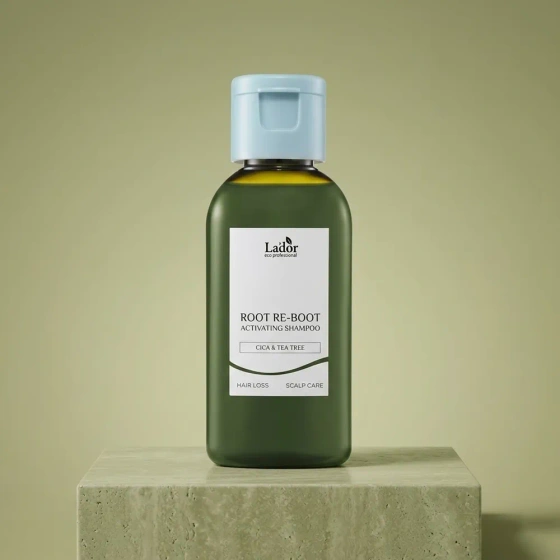 La'dor Root Re-Boot Activating Shampoo Cica & Tea Tree szampon przeciw wypadaniu włosów 50 ml