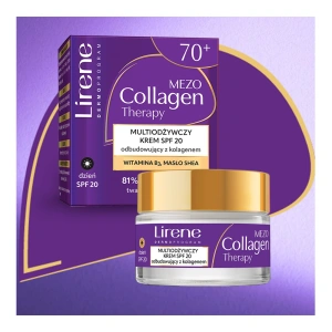 Lirene Mezo Collagen Therapy multiodżywczy krem na dzień 70+ SPF20 50 ml