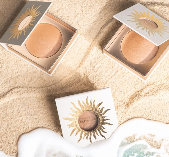 Pierre Rene Golden Horizon wypiekany bronzer rozświetlający 7,5 g