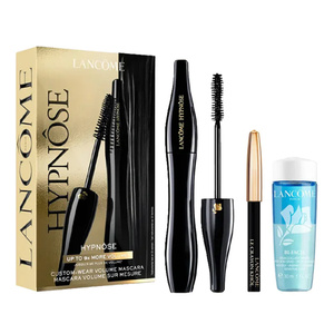 Lancôme tusz do rzęs Hypnôse 01 Noir Hypnotic 6,2 ml + kredka do oczu Le Crayon Khol 01 Noir 0,7 g + płyn do demakijażu oczu Lancôme Bi-Facil 30 ml