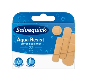Salvequick Aqua Resist plastry opatrunkowe 22 sztuki