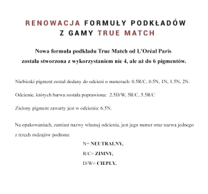 L'Oréal Paris True Match podkład dopasowujący się do koloru skóry 6.5 N 30 ml