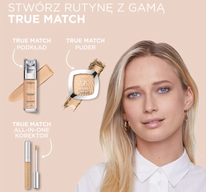 L'Oréal Paris True Match podkład dopasowujący się do koloru skóry 6.5 N 30 ml
