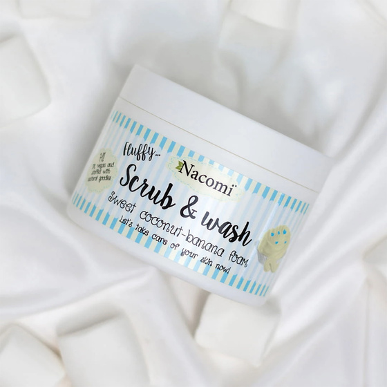 Nacomi piankowy peeling do ciała Kokos Banan 180 ml