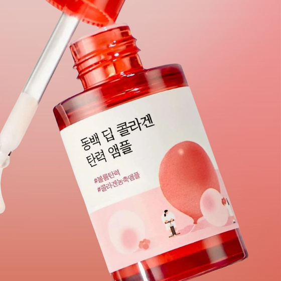 Round Lab Camellia Deep Collagen Firming Ampoule odżywcza ampułka ujędrniająca do twarzy z kolagenem 30 ml
