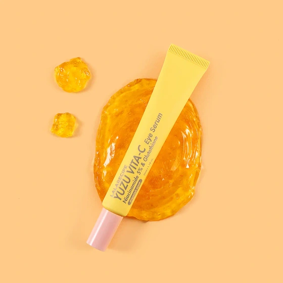 LalaRecipe Yuzu Vita C Eye Serum rozjaśniające serum pod oczy z witaminą C i niacynamidem 5% 35 ml