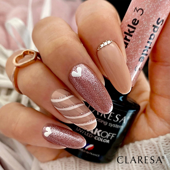 Claresa lakier hybrydowy Sparkle 3 5 g