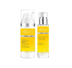 Bielenda Professional Supremelab Barrier Renew zestaw krem na dzień SPF30 50 ml + serum 30 ml