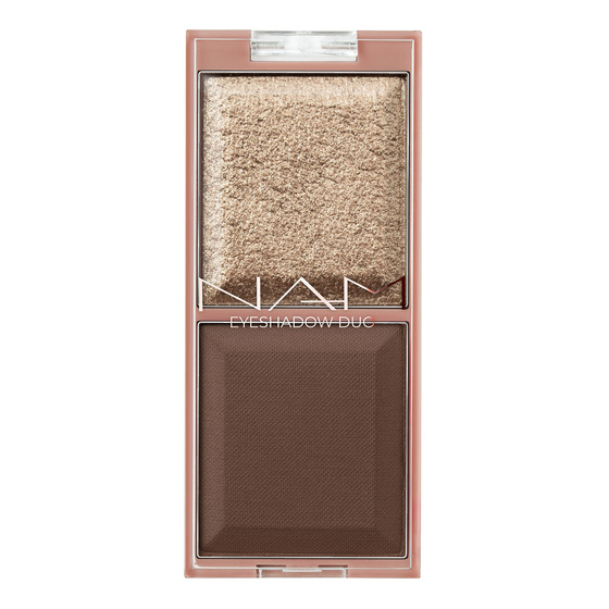 NAM Eyeshadow Duo mini paletka z matowym i foliowym cieniem do powiek 03 5 g