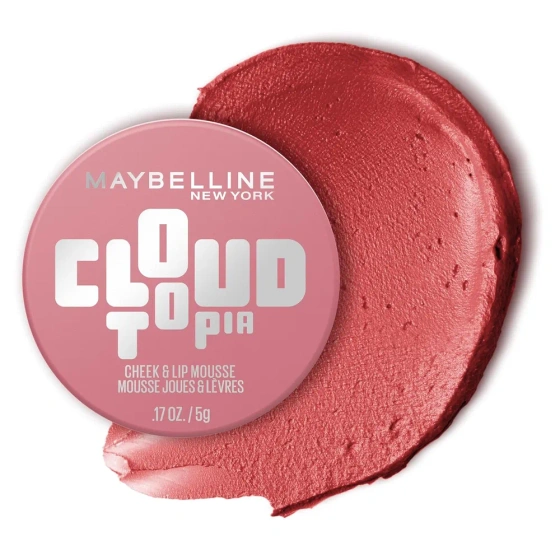 Maybelline Cloudtopia Cheek & Lip Mousse matowy róż 2w1 do policzków i ust 08 Enchanted Mauve 5 g