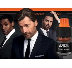 L'Oréal Paris Men Expert One Twist Hair Color farba do włosów dla mężczyzn 05 Light Brown 50 ml