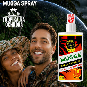 Mugga Extra Strong DEET 50% spray na komary 75 ml