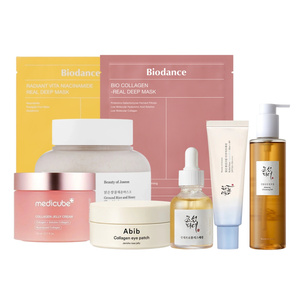 eZebra K-Beauty Set Rytuał Rozświetlający Glass Skin zestaw koreańskich kosmetyków rozświetlających