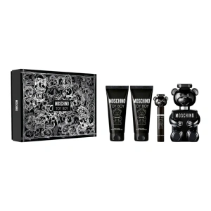 Moschino Toy Boy woda perfumowana spray 100 ml + 10 ml + balsam po goleniu 100 ml + żel pod prysznic 100 ml
