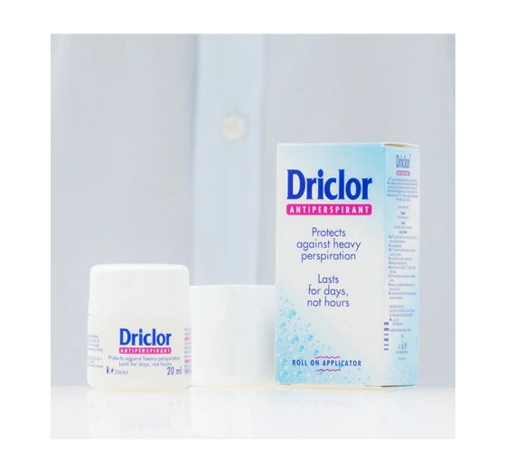 Driclor Roll On antyperspirant w kulce przeciw nadmiernej potliwości 20 ml