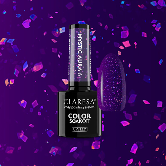 Claresa lakier hybrydowy Mystic Aura 6 5 g