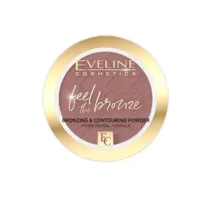 Eveline Cosmetics Feel The Bronze puder brązujący 02 Chocolate Cake 4 g