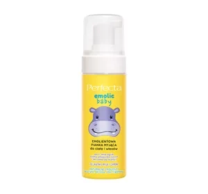 Perfecta Emolic Baby emolientowa pianka myjąca do ciała i włosów 160ml