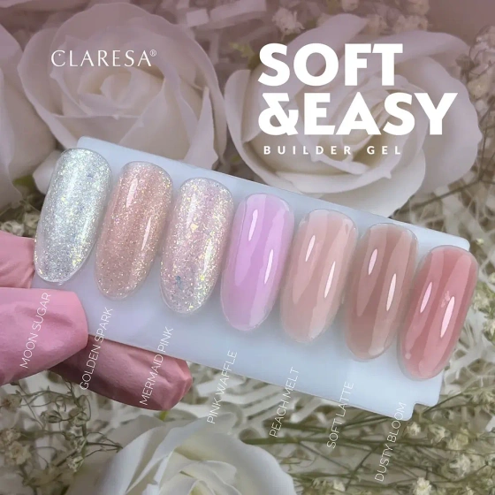 Claresa Soft & Easy żel budujący Dusty Bloom 45 g