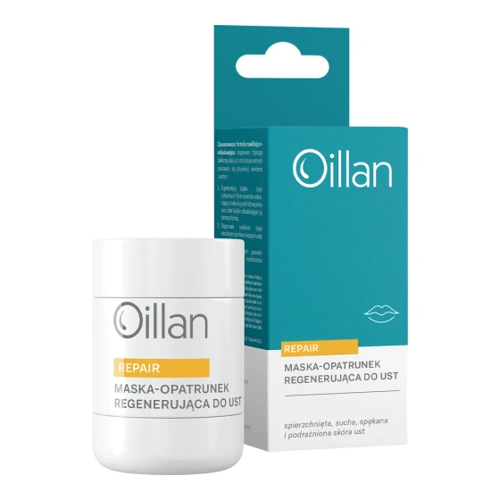Oillan Repair maska-opatrunek regenerujący do suchych i spierzchniętych ust 15 g