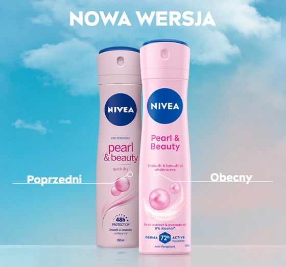 NIVEA Pearl&Beauty antyperspirant w sprayu dla kobiet 150 ml
