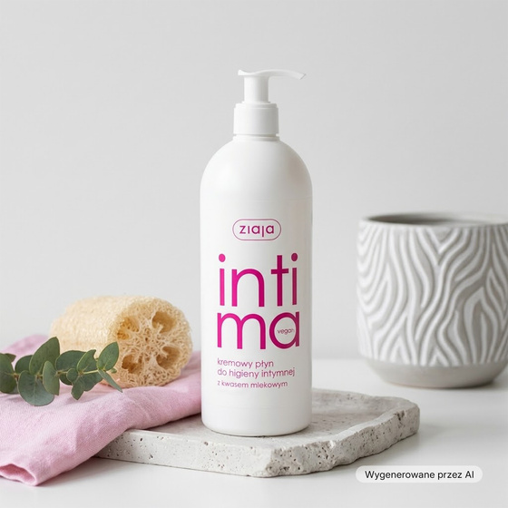 Ziaja Intima kremowy płyn do higieny intymnej z kwasem mlekowym 500 ml