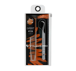 Staleks Pro Expert Lash Brow profesjonalna pęseta do rzęs TE-41/6