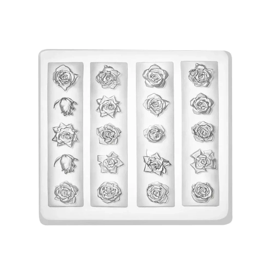 Clavier 3D Nail Art Forms silikonowe formy do ozdób 02