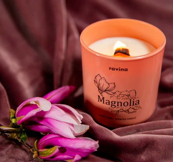 Ravina sojowa świeca zapachowa Magnolia 175g