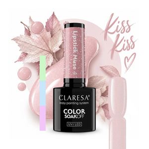 Claresa hybrydowy lakier do paznokci Lipstick Muse 4 5 g