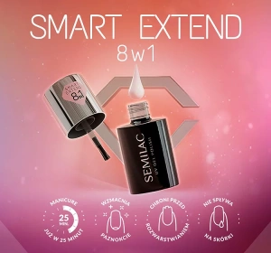 Semilac Smart Extend 8 in1 kolorowa baza hybrydowa 815 Delicate Mocca 7 ml