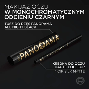 L'Oréal Paris Haute Couleur Kohl kremowa kredka do oczu 110 Black Silk / Noir Silk 1,2 g