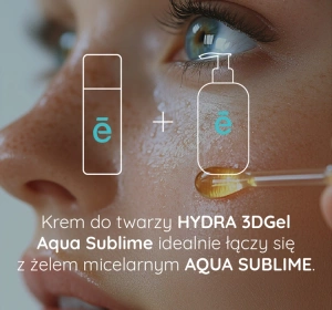 Evree Aqua Sublime Hydra 3D Gel dogłębnie nawilżający lekki krem-żel do twarzy 45 ml