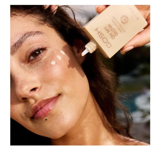 Gosh Oh My Glow rozświetlacz w płynie do twarzy i ciała 002 Dewy Drops 50 ml