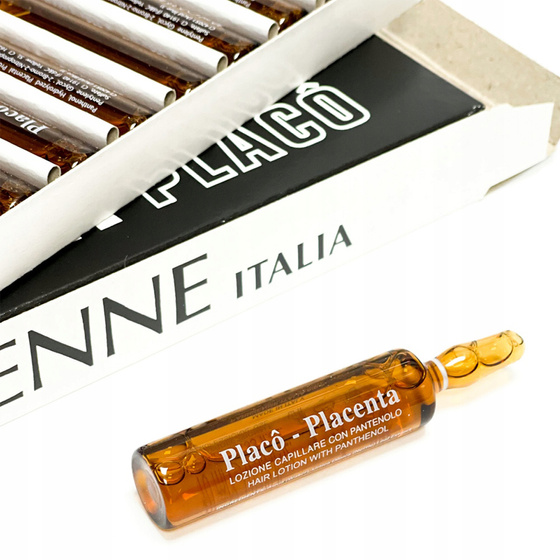 Placenta Placo ampułki na porost włosów 12 x 10 ml