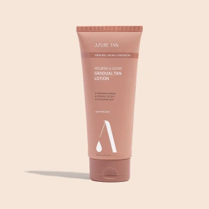 Azure Tan Nourish & Glow Gradual Tan Lotion Light to Medium stopniowo opalający balsam do ciała 200 ml