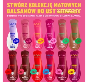 NYX Professional Makeup Smushy balsam do ust o matowym wykończeniu 02 Swipe Sesh 8 ml