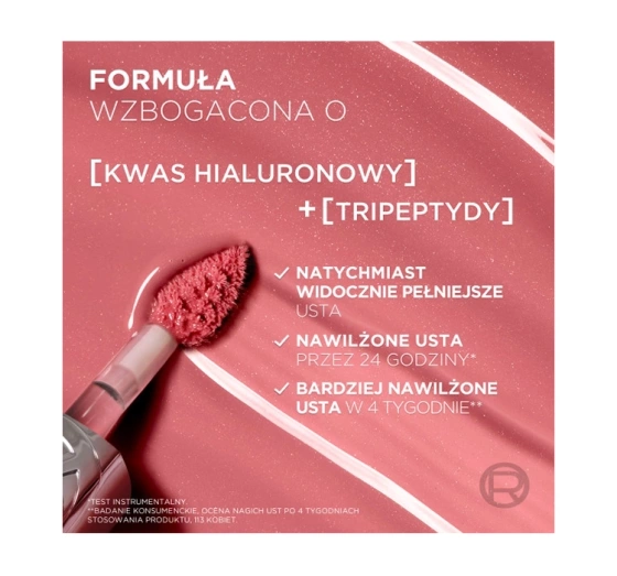 L'Oréal Paris Plump Ambition hialuronowy olejek do ust 390 Cherry Cherie 5 ml