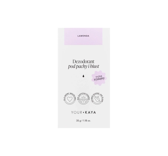 Your Kaya delikatny dezodorant w sztyfcie pod pachy i biust Lawenda 35 g