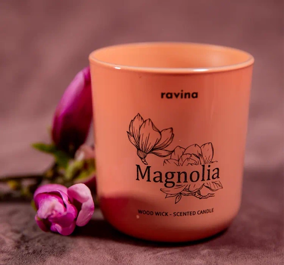 Ravina sojowa świeca zapachowa Magnolia 175g
