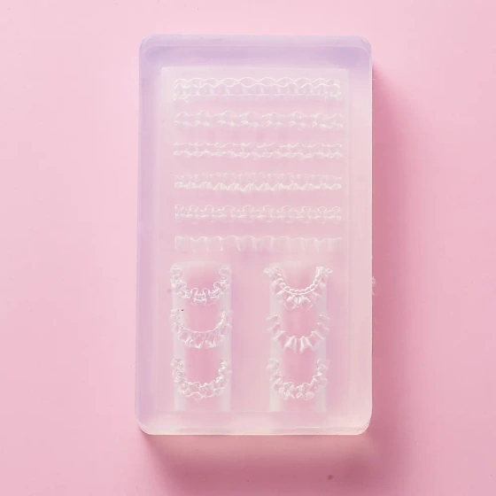 Clavier 3D Nail Art Forms silikonowe formy do ozdób 07