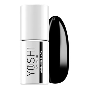 Yoshi Essence lakier hybrydowy do paznokci 605 Woman In Black 6 ml