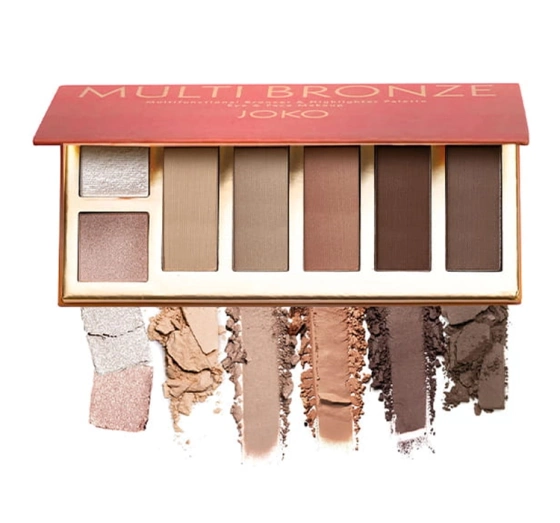 Joko Multi Bronze wielofunkcyjna paleta bronzerów i rozświetlaczy do oczu i twarzy 14 g